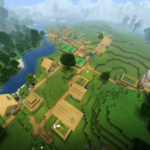 Seed with village, outpost and diamonds